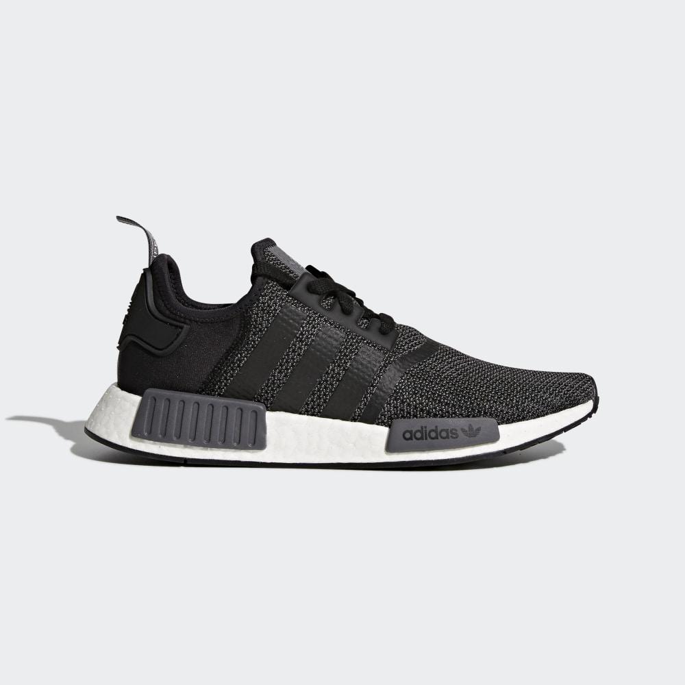 Originals Adidas NMD_R1 Barbati Romania - Negrii/Gri Inchis/Albi B79758